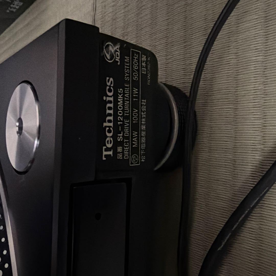 Technics SL-1200MK5テクニクス　ターンテーブル　 DJ機材　黒