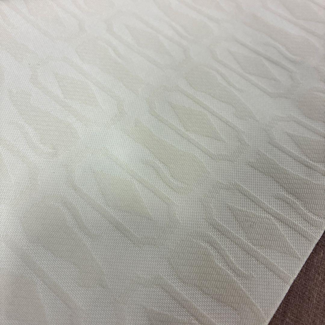 ☆日本製☆オシャレな正絹半幅帯☆百貨店取扱い品☆猫と市松☆43780円☆カフェ☆