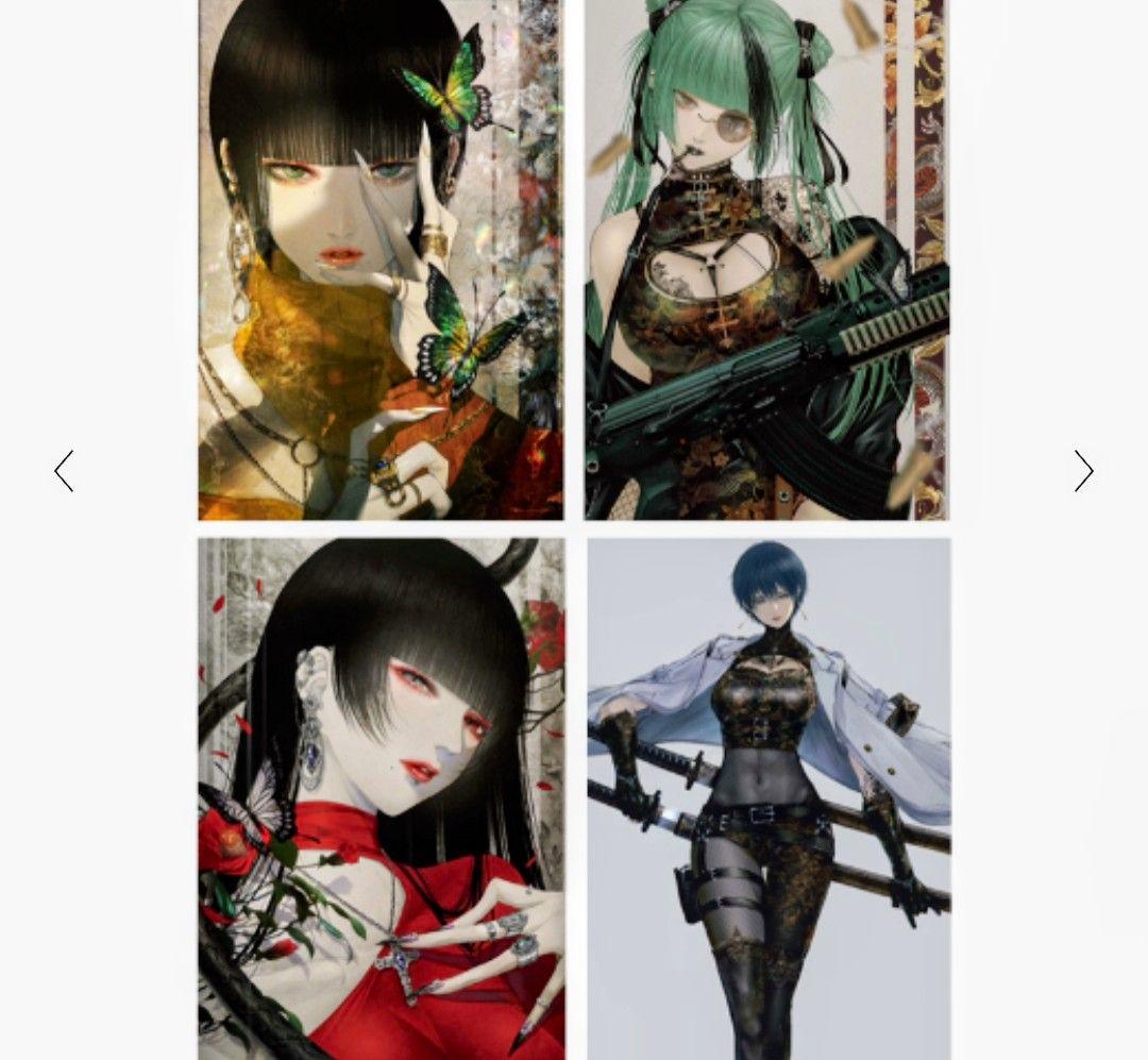 【皐月恵】アクリルプレート・ポストカード セット