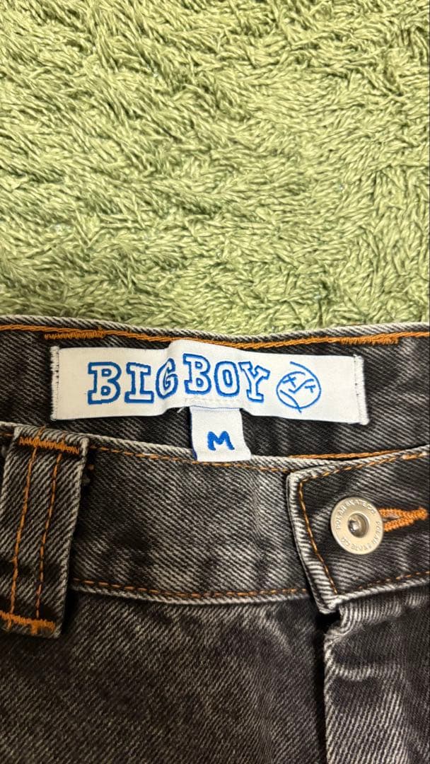 BIG BOY デニムショーツ M washed black