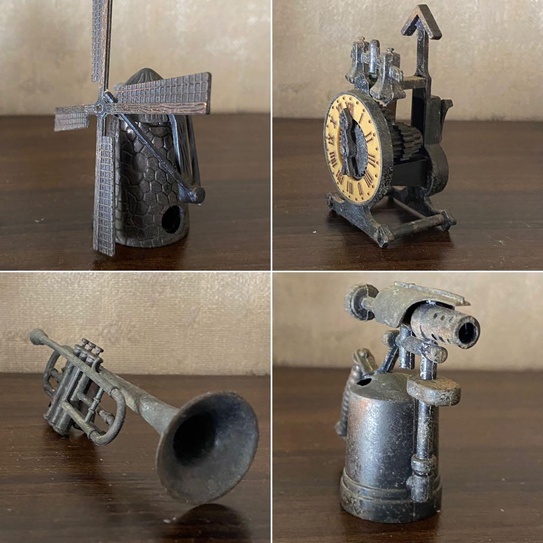 アンティーク　鉛筆削り　金属製ミニチュアコレクション 16点セット　昭和レトロ