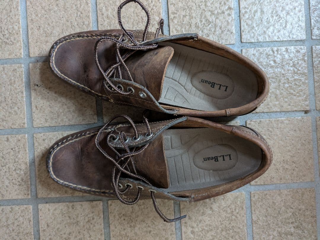 CL.L.Bean 7.5 D　ハンドソーン・モカシンブルーチャー・モック