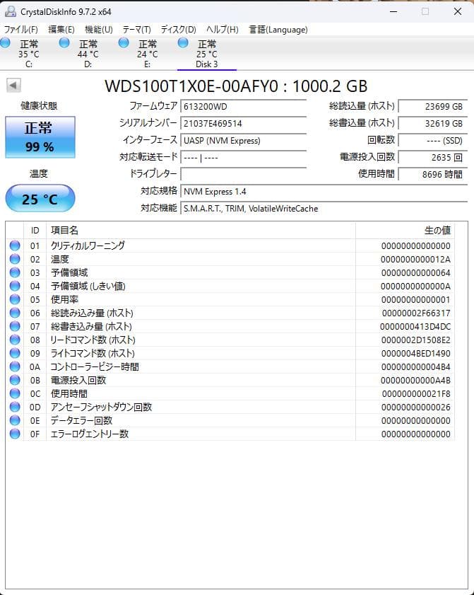 内蔵型SSD Western Digital WD_BLACK SN850 1TB SSD
