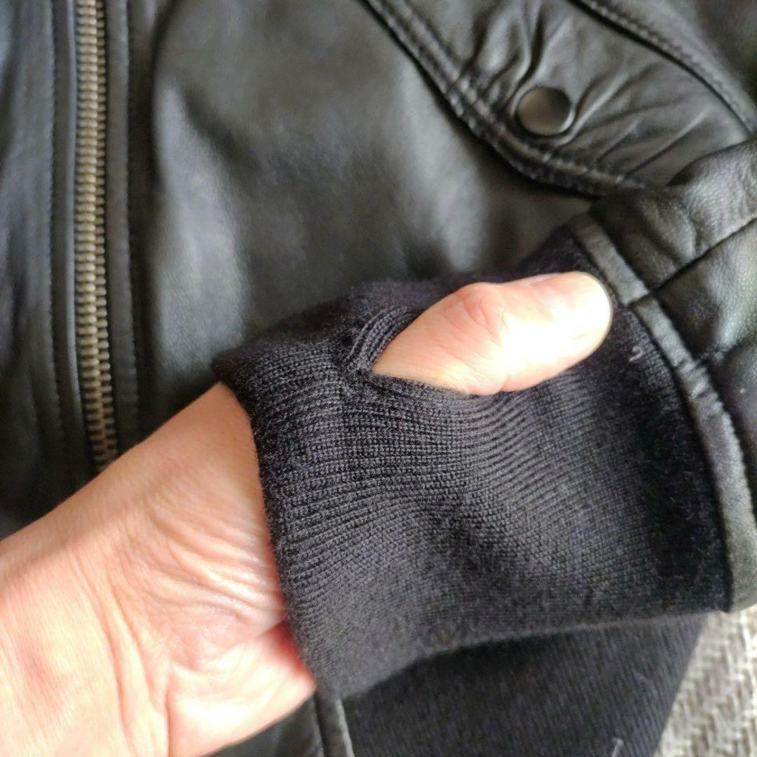 BUFFALO BOBS 子羊革製　レザージャケット