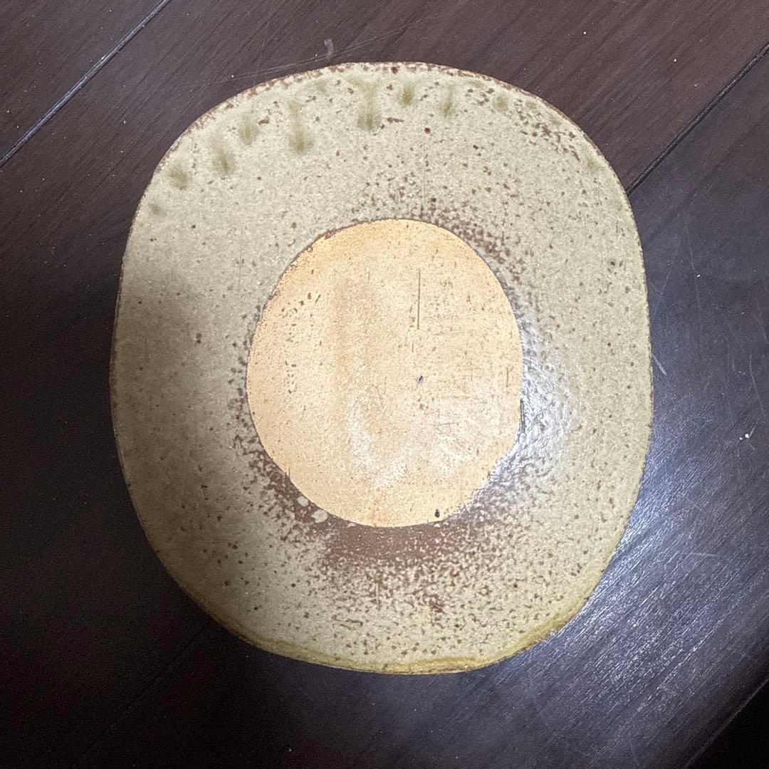 陶器製楕円形プレート