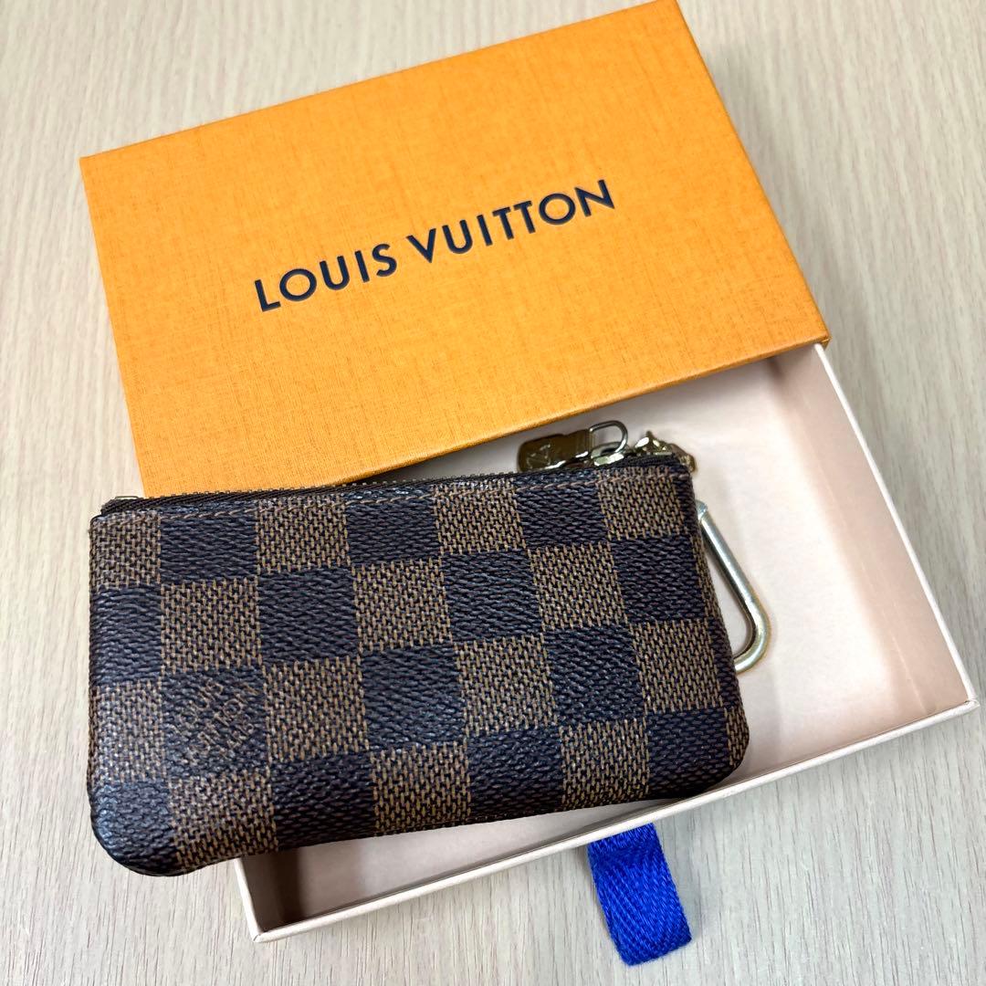 【美品】ルイヴィトン ダミエ N62658 CT0163ポシェットクレ 小銭入れ