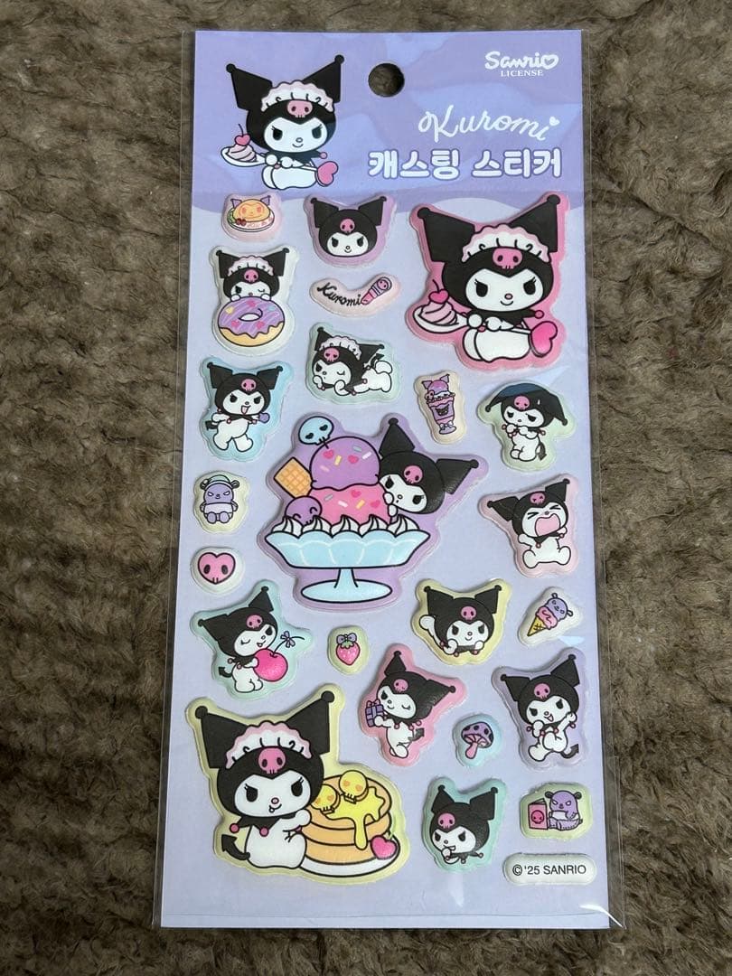 【韓国限定】ポケモン サンリオ ボンボンステッカーセット