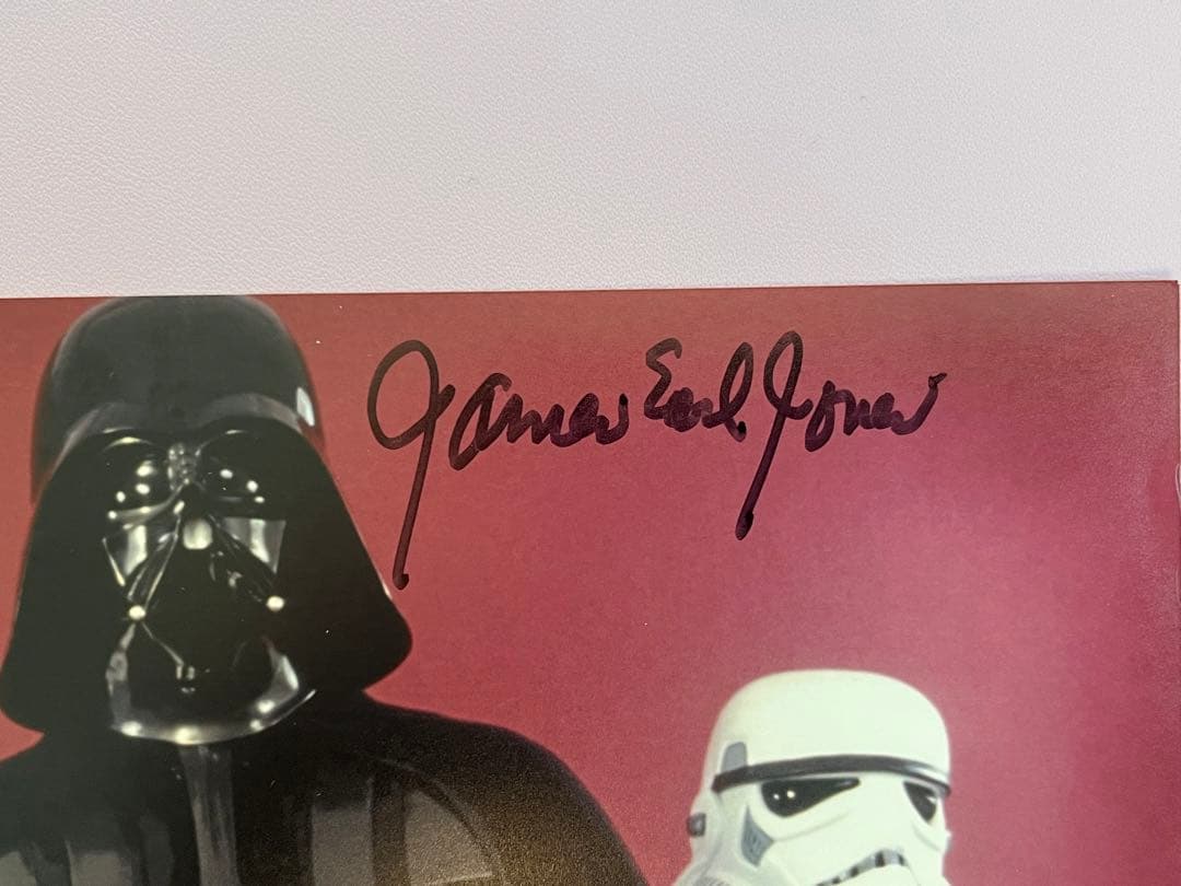 スターウォーズ　直筆サイン　ダース・ベイダー　ジェームズ・アール・ジョーンズ氏