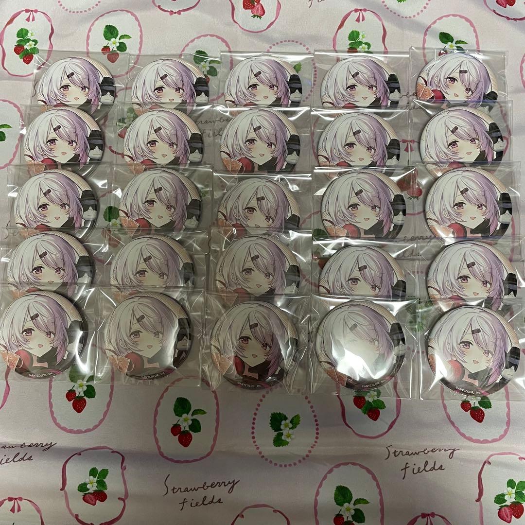 にじさんじ 椎名唯華 ラバーマット 缶バッジ