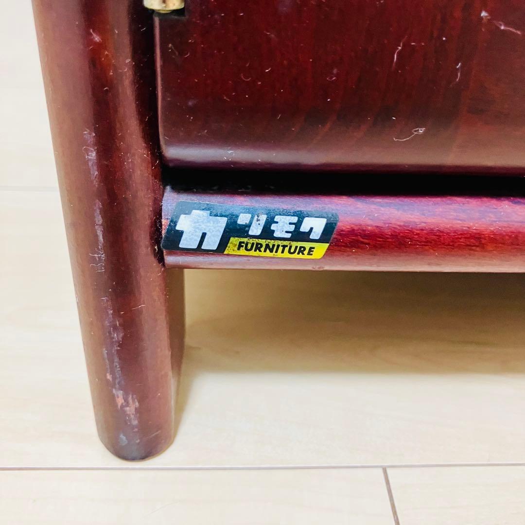 ✨美品✨ カリモク karimoku 木製 電話台 FAX台 キャビネット飾り棚