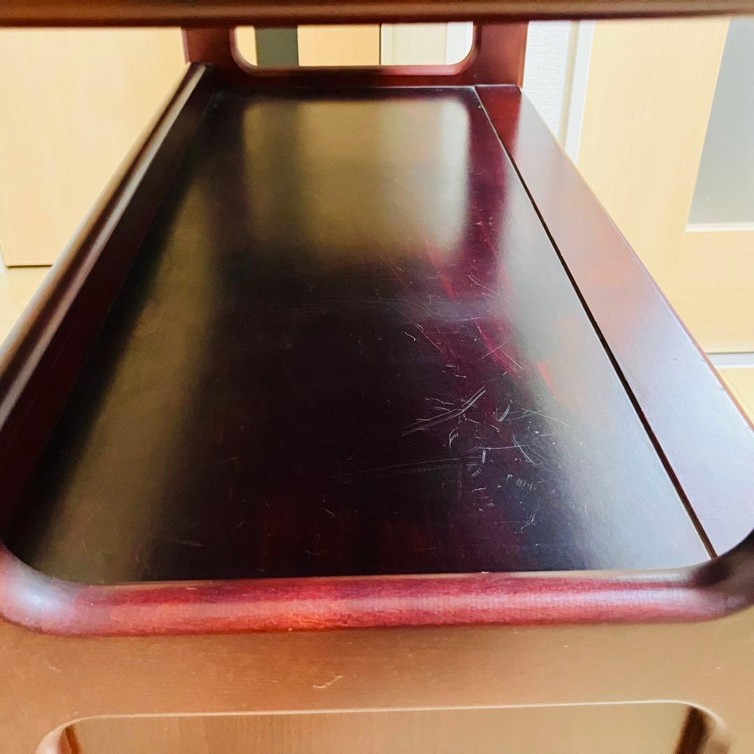 ✨美品✨ カリモク karimoku 木製 電話台 FAX台 キャビネット飾り棚