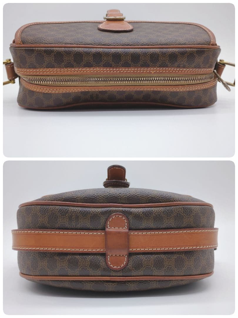 【人気モデル・良品】セリーヌ☆ショルダーバッグ マカダム トリオンフ PVC