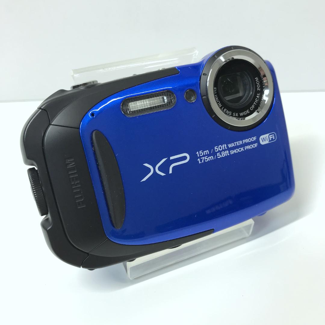 【美品】FUJIFILM FINEPIX 防水デジタルカメラ XP80 ブルー
