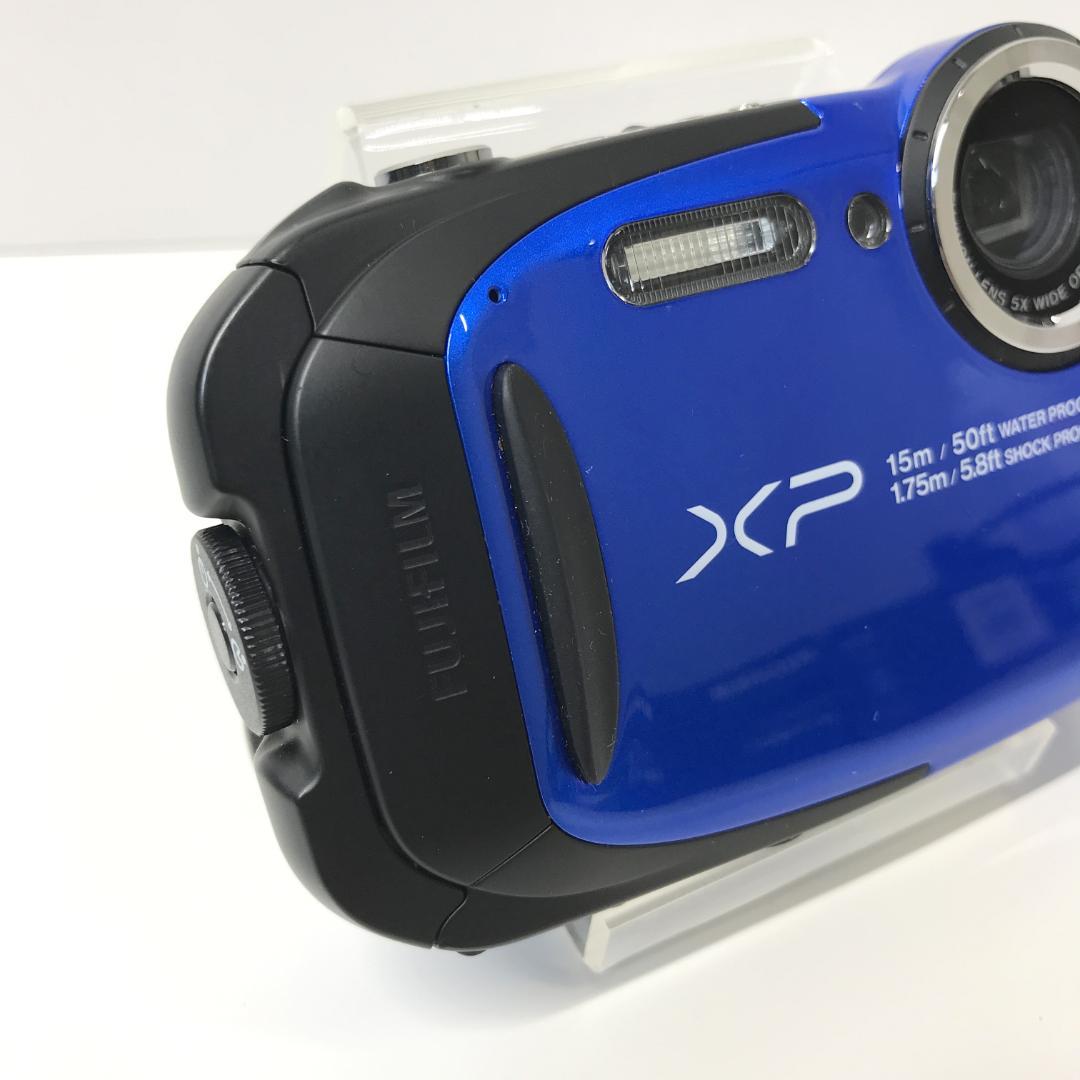 【美品】FUJIFILM FINEPIX 防水デジタルカメラ XP80 ブルー