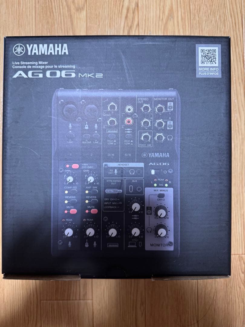 DTM・DAW YAMAHA AG06MK2