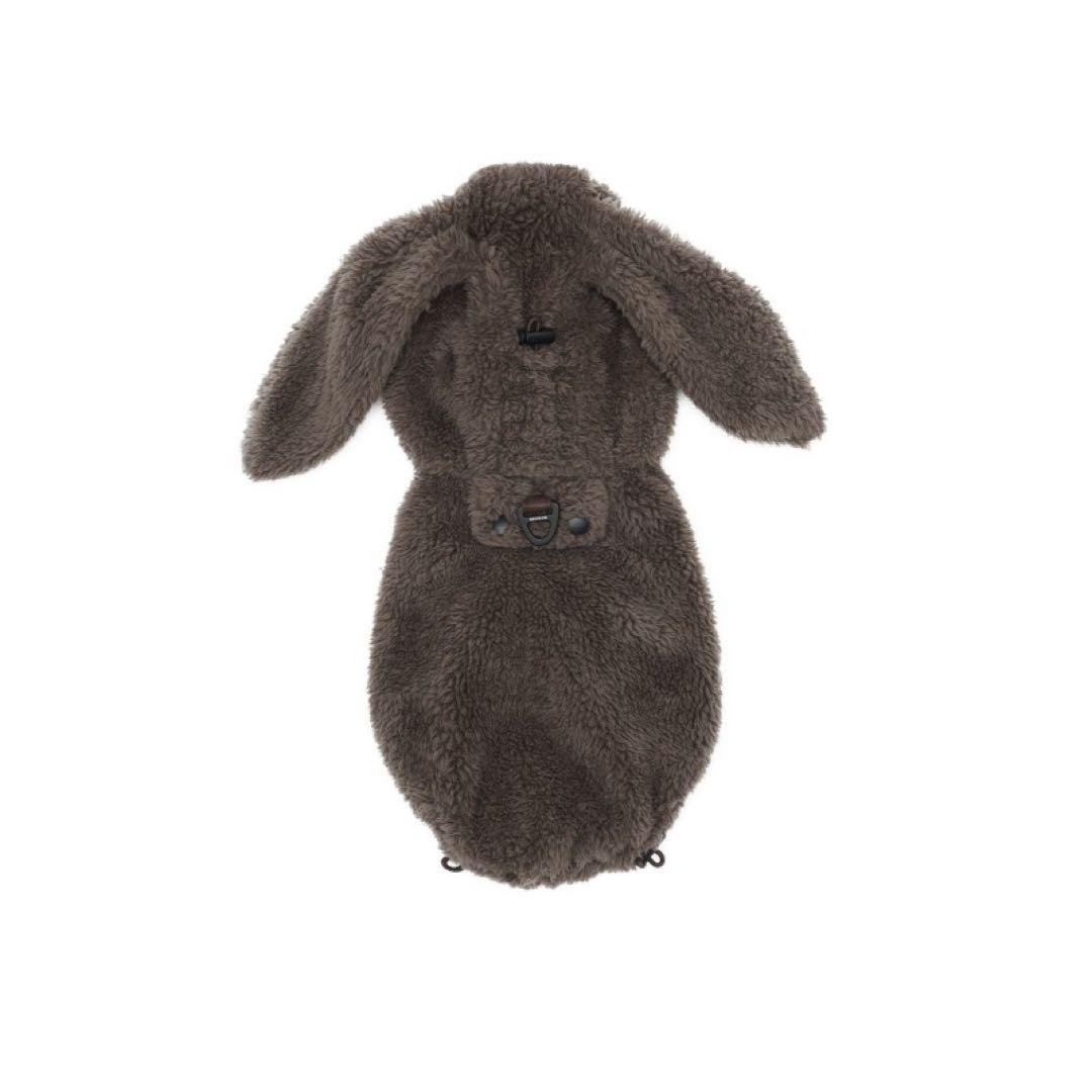 SSOOOK ボア·ラビット·ベスト ブラウン　MLサイズ