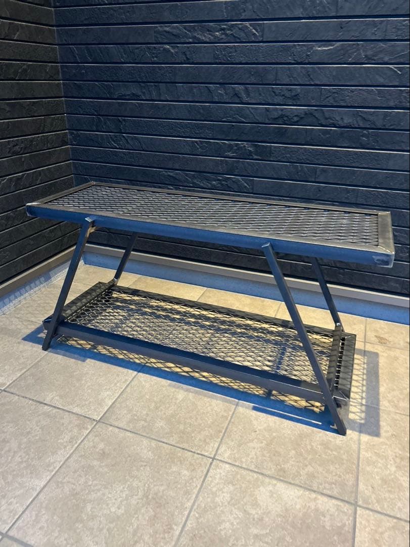 アイアンシェルフ　おしゃれ家具　アイアンラック 植物棚　棚