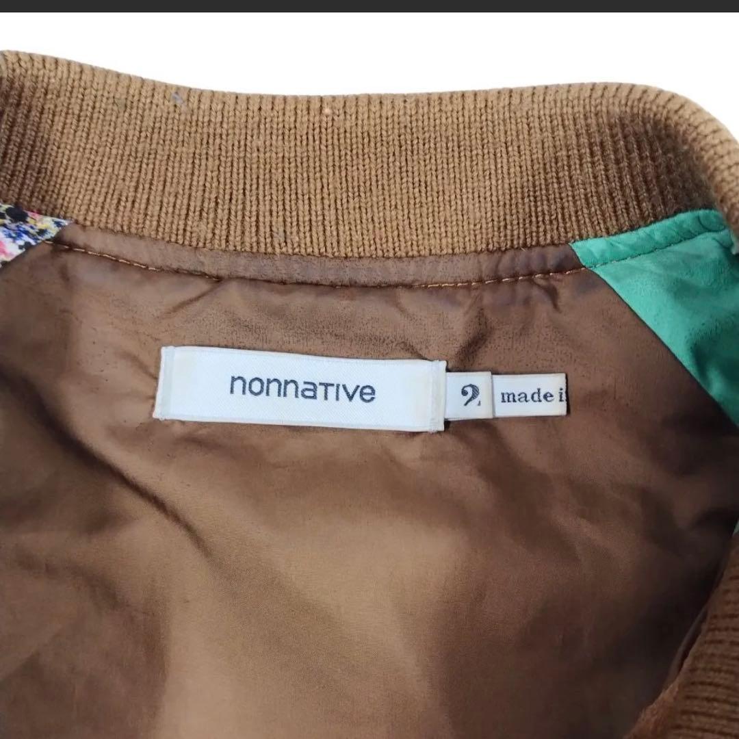 ジャケット・アウター NONNATIVE RIDER BLOUSON COW LEATHER