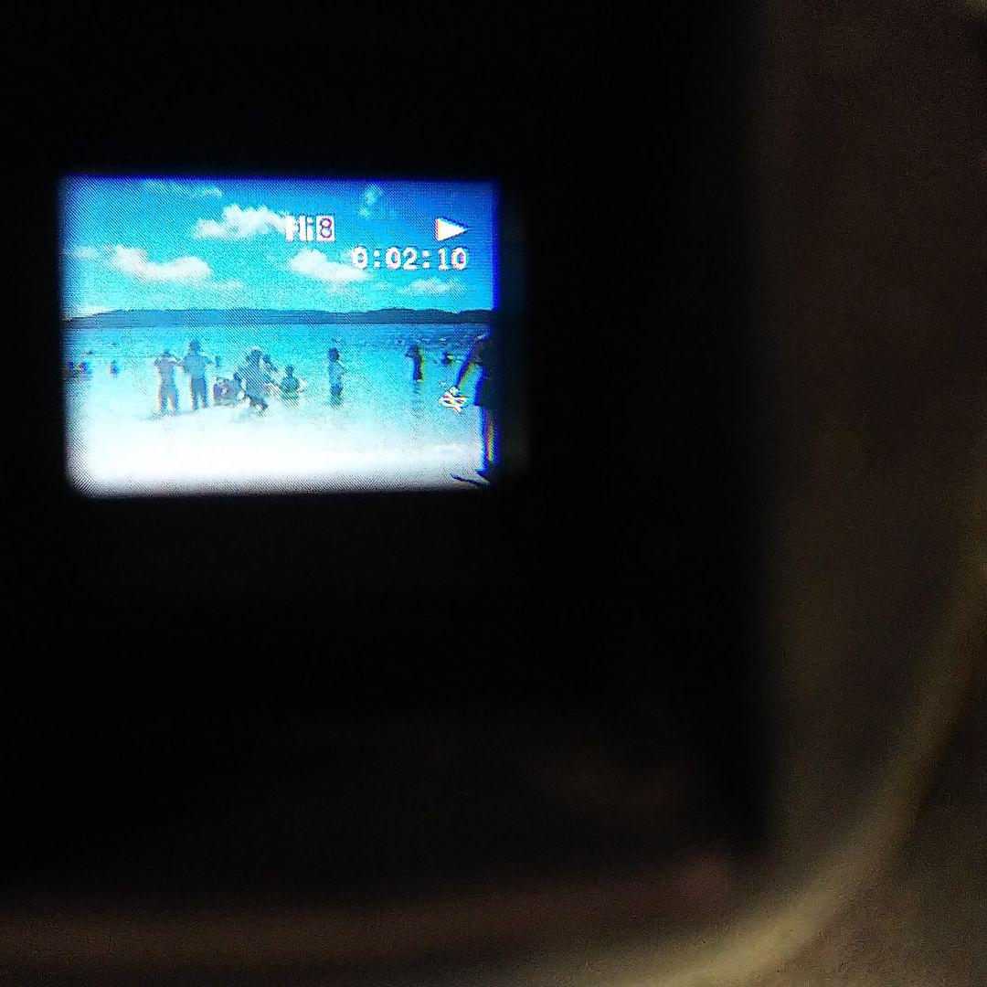 Canon Hi8 ビデオカメラ MB-J10 動作品