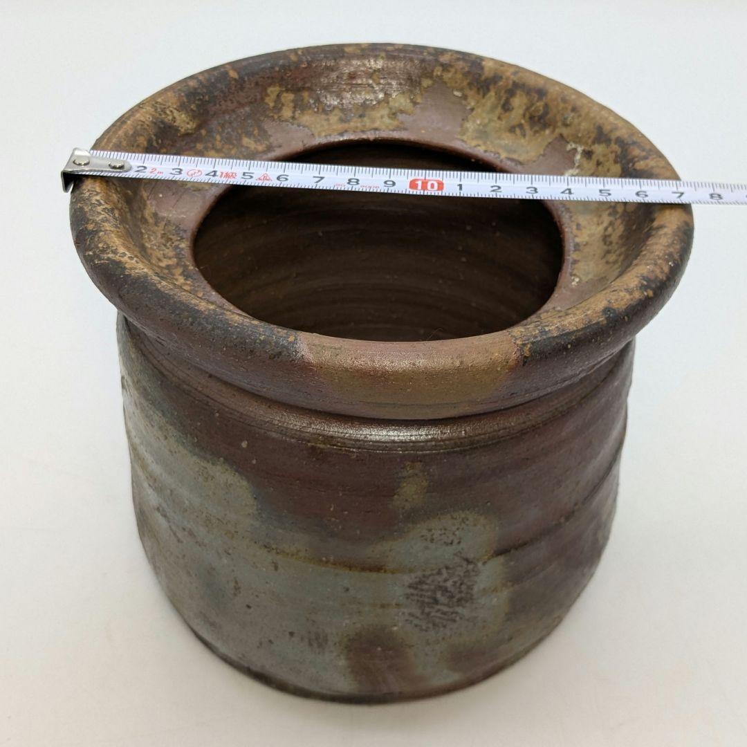 伝統工芸士 豊福寛 備前焼 水指A 共箱 水差し 茶道具 茶器 抹茶 食器 容器