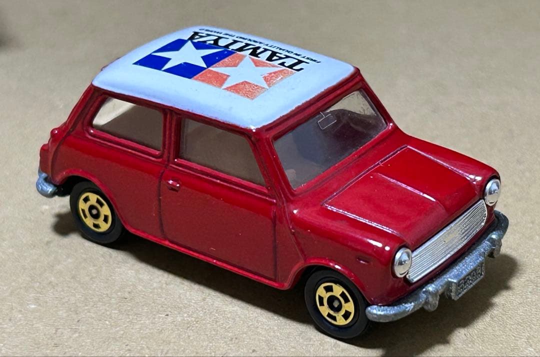 訳あり トミカ ミニクーパー クリヤマ模型 タミヤ 赤