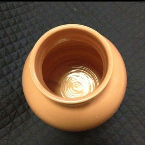 超レアー、スージークーパー、アールデコ、手彫り模様の花びん、約100年前の作品