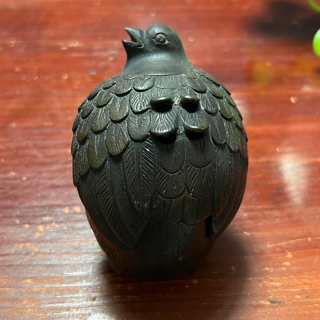 骨董　津村亀女　香炉　アンティーク　仏具