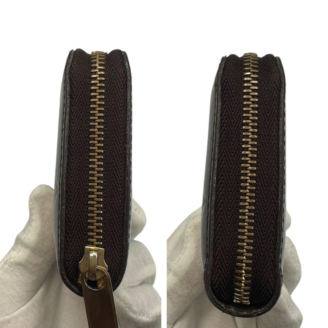 【美品】ルイヴィトン ジッピーパース ヴェルニ アラマント