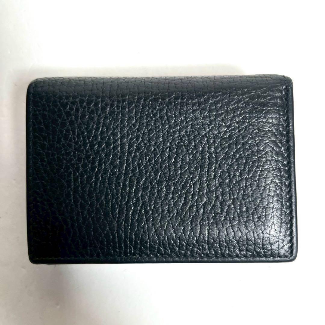 【極上美品・付属品完備✨】グッチ 二つ折り財布 マーモント ダブルG 黒