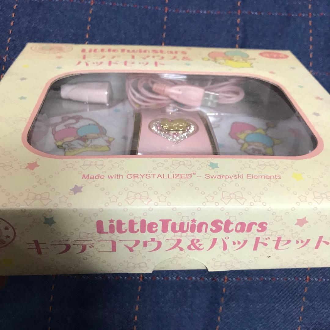 希少！Little Twin Stars キキララ きらデコマウス＆パッドセット