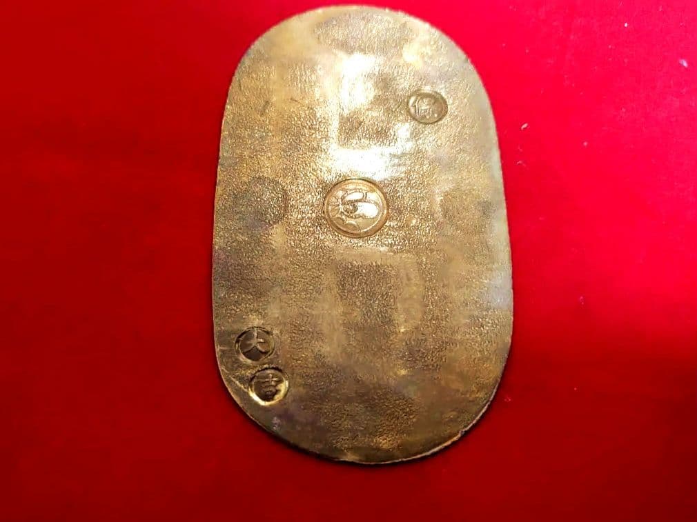 天保五両判金(大吉)縦幅89mm横幅51mm重さ27,4ｇ厚さ1mm美品