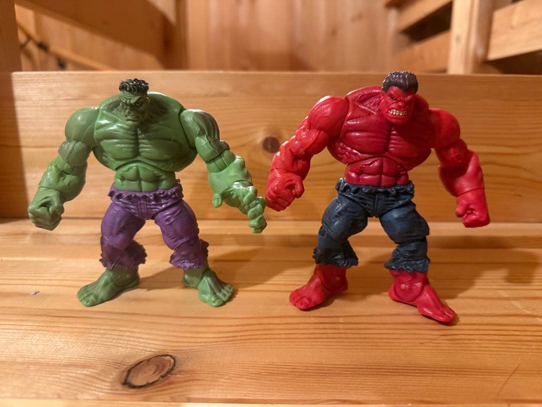 ハズブロ　ハルク&レッドハルク3.75インチアクションフィギュア セット