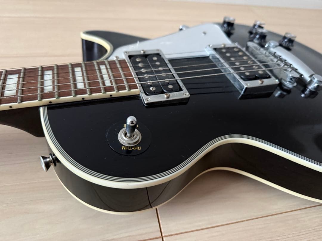 Burnyレスポールタイプ　エレキギター ブラック