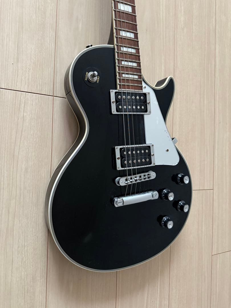Burnyレスポールタイプ　エレキギター ブラック