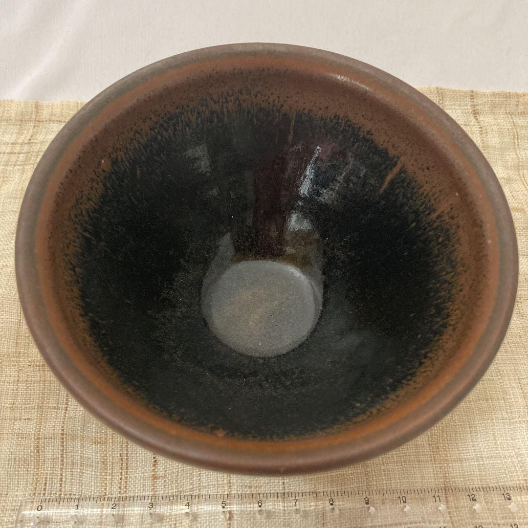 中国陶磁器　供御　天目茶碗