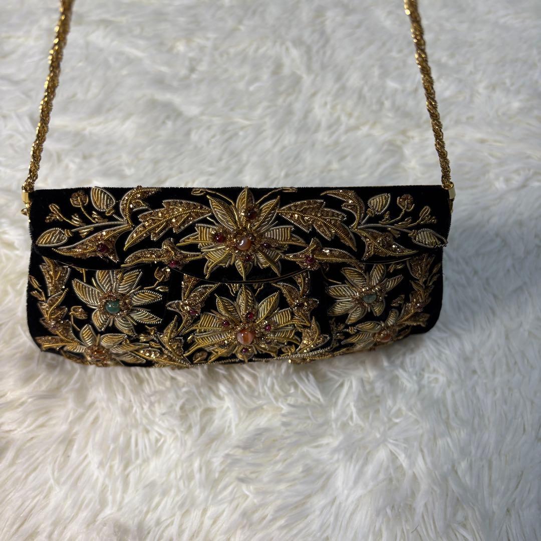 LUMY はしもと ルミー ビーズバッグ パーティーバッグ　箱付き