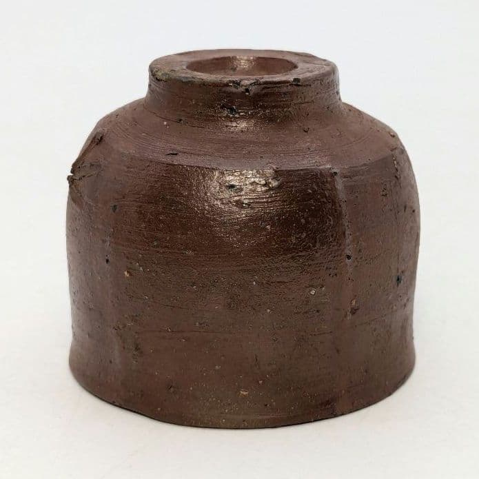 人間国宝 藤原雄 備前焼 緋襷酒呑 酒器 ぐい呑 酒盃 酒杯 お猪口 おちょこ