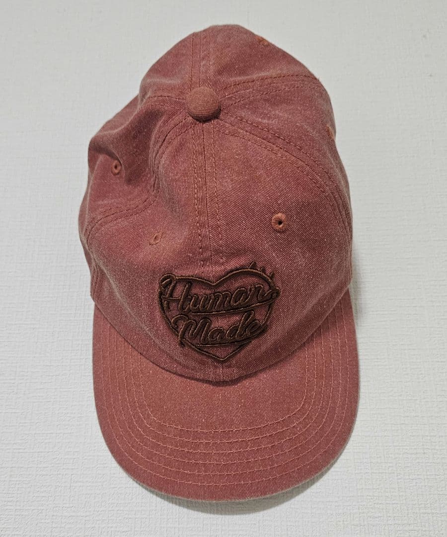 Human made オレンジ　キャップ　美品