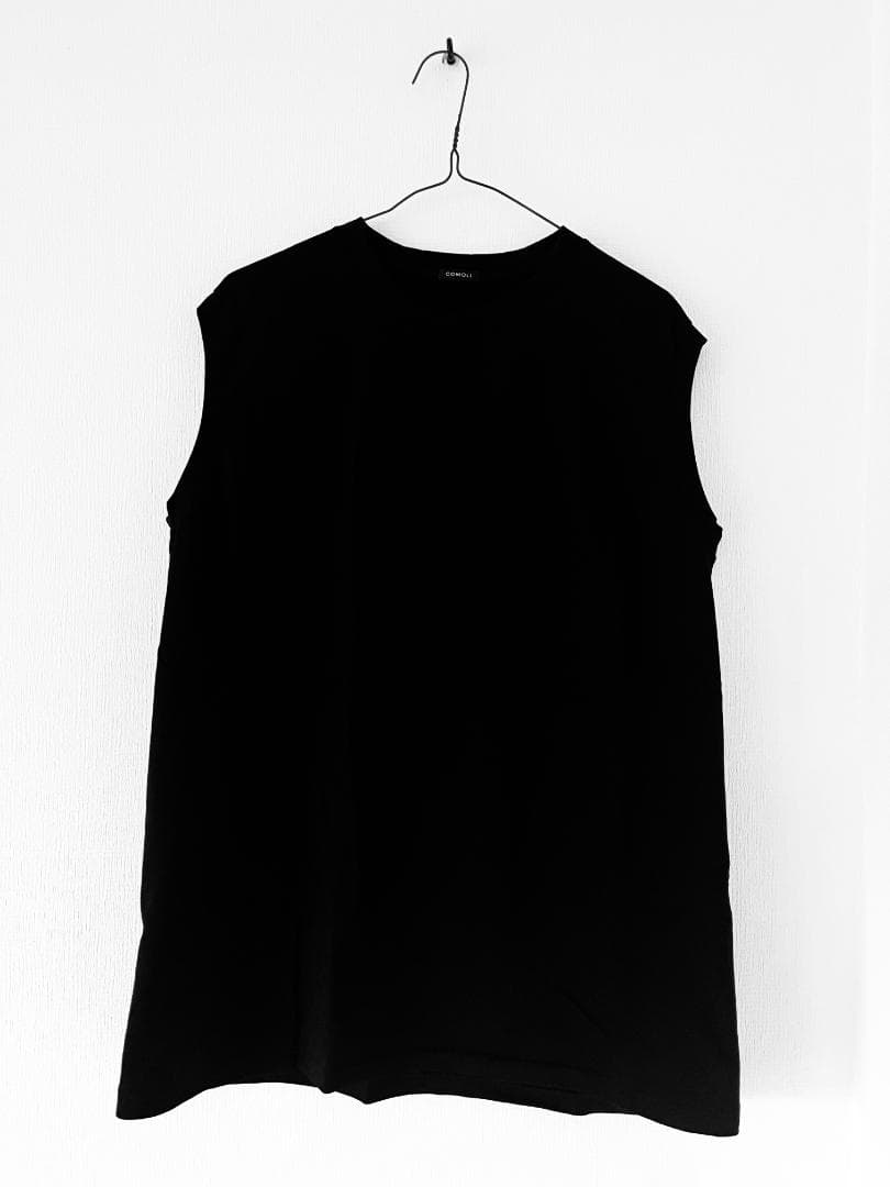 COMOLI コモリ 25ss コットンジャージー ノースリーブ サイズ3