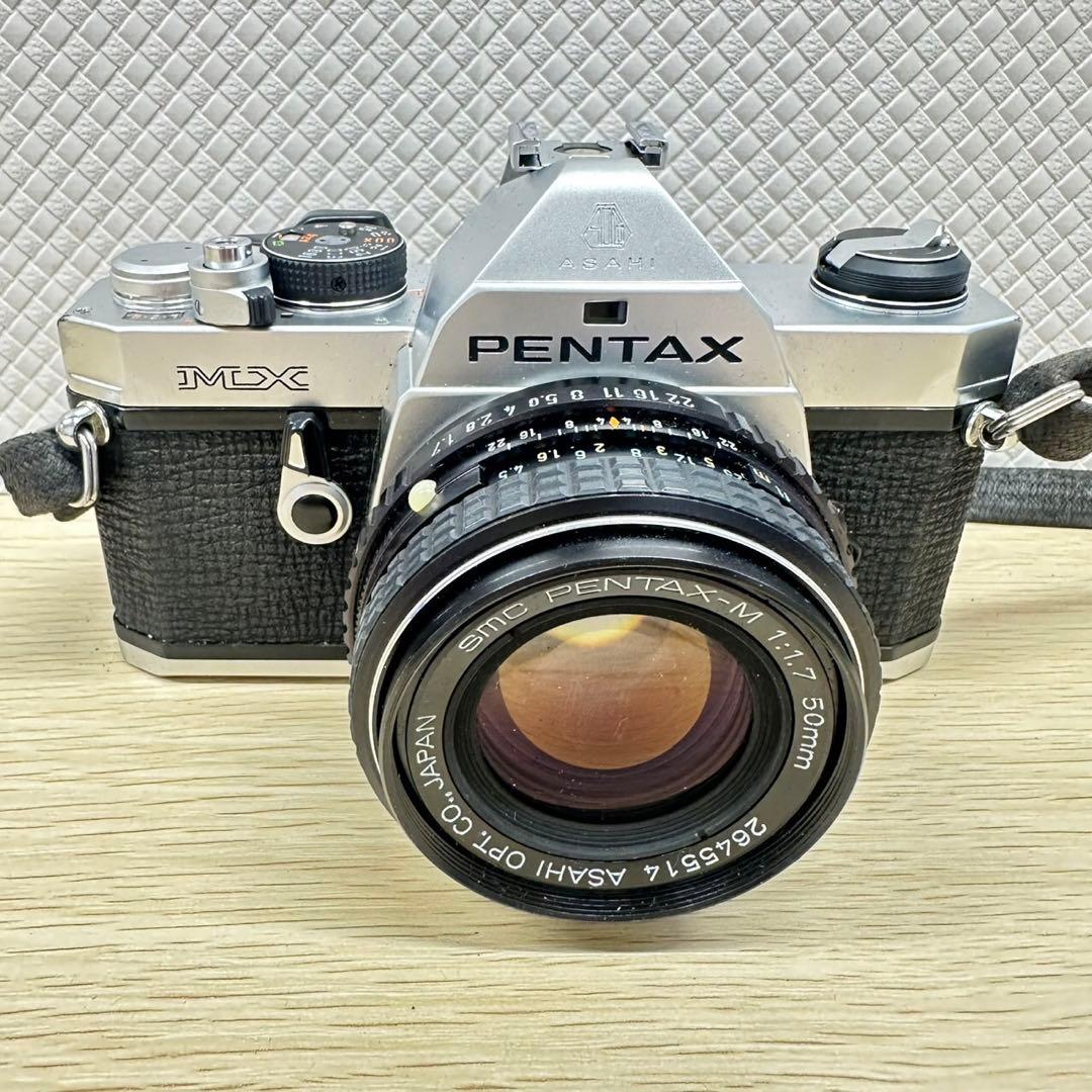 PENTAX MX シルバー 一眼レフ カメラ レンズ 50mm
