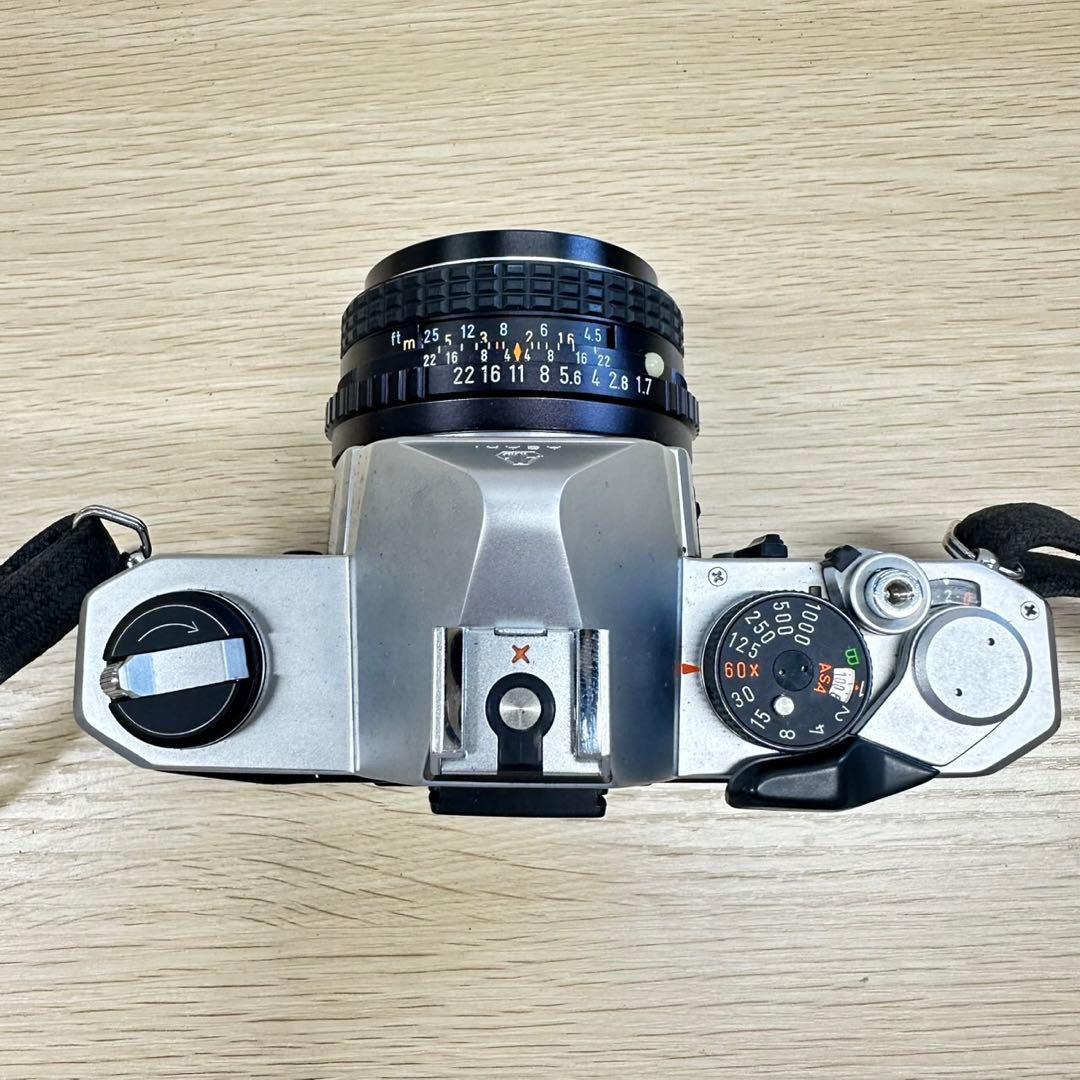 PENTAX MX シルバー 一眼レフ カメラ レンズ 50mm