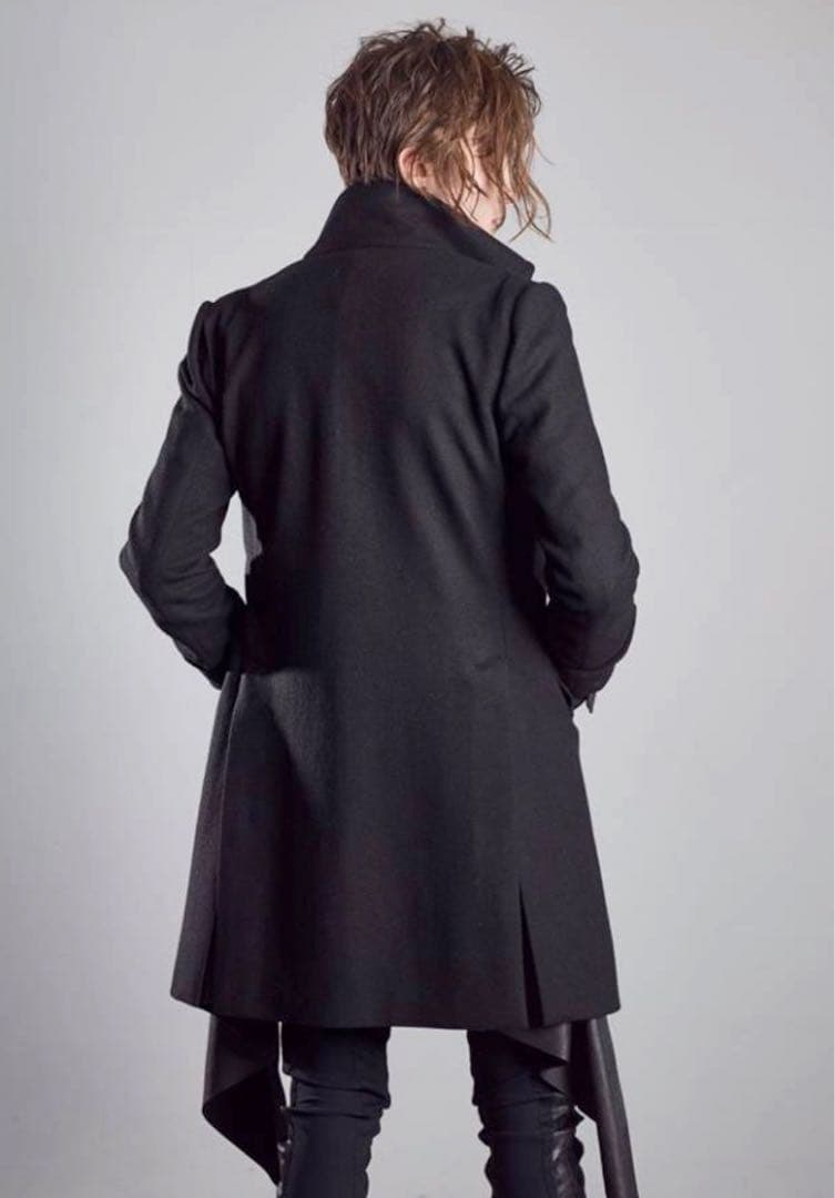 ジャケット・アウター kiryuyrik SHRINK WOOL HIGH COLLAR JACKET