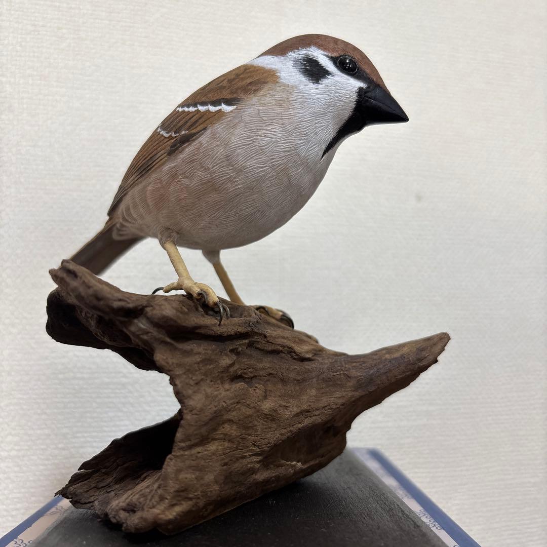 バードカービング　すずめ