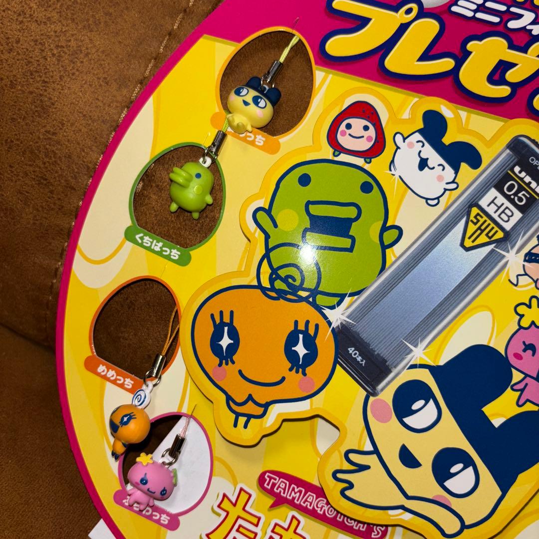 卵形　三菱鉛筆　たまごっち ディスプレイPOP ミニフィギュアストラップ 全種