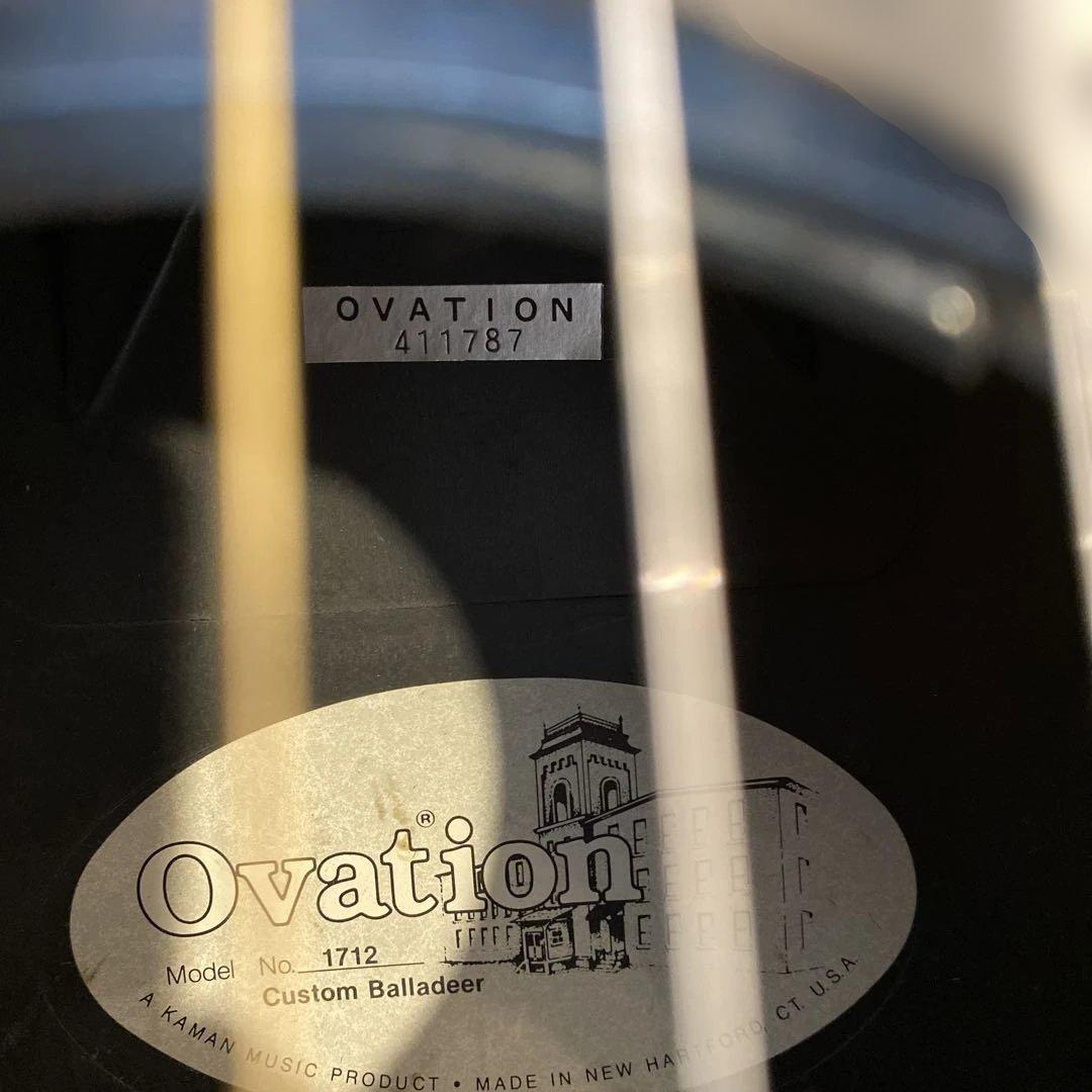 Ovation Custom Balladeer 1712アコースティックギター