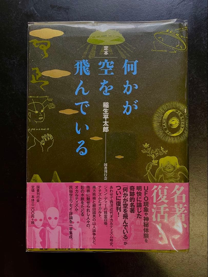 絶版 帯付き 稲生平太郎 定本 何かが空を飛んでいる