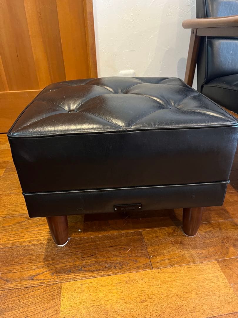 カリモク60 Kチェア　オットマン　黒　ブラック　スツール