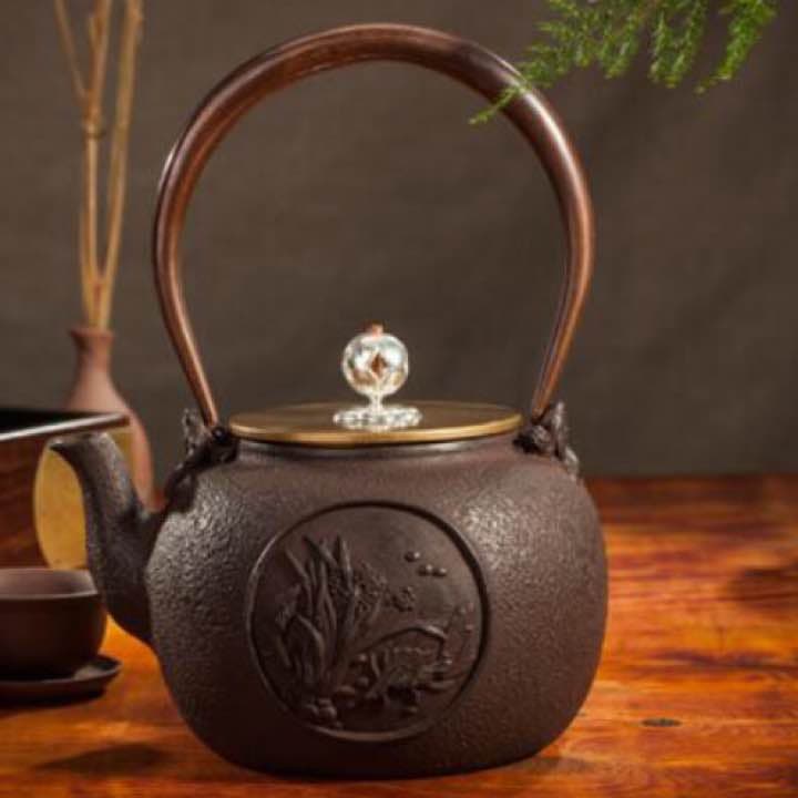 鉄器 急須 伝統工芸 手作り 鉄分補給 鉄瓶　YZS-078