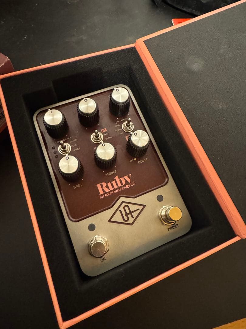 ギター uafx UNIVERSAL AUDIO Ruby TOP BOOST AMP