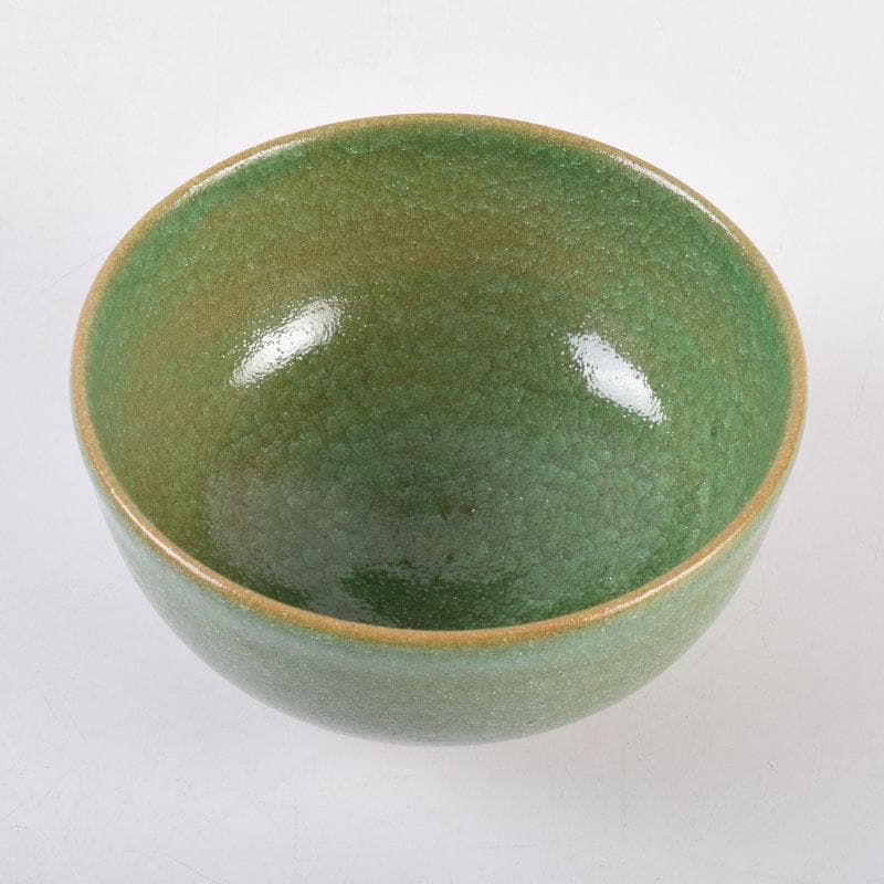 茶道具　美濃焼　加納臣峰作　茶碗　共布　極め箱　C　8391